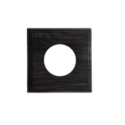 BIRONI Шедель Бук Угольно-черный Рамка 1-ая Форма квадрат (скрытый монтаж)