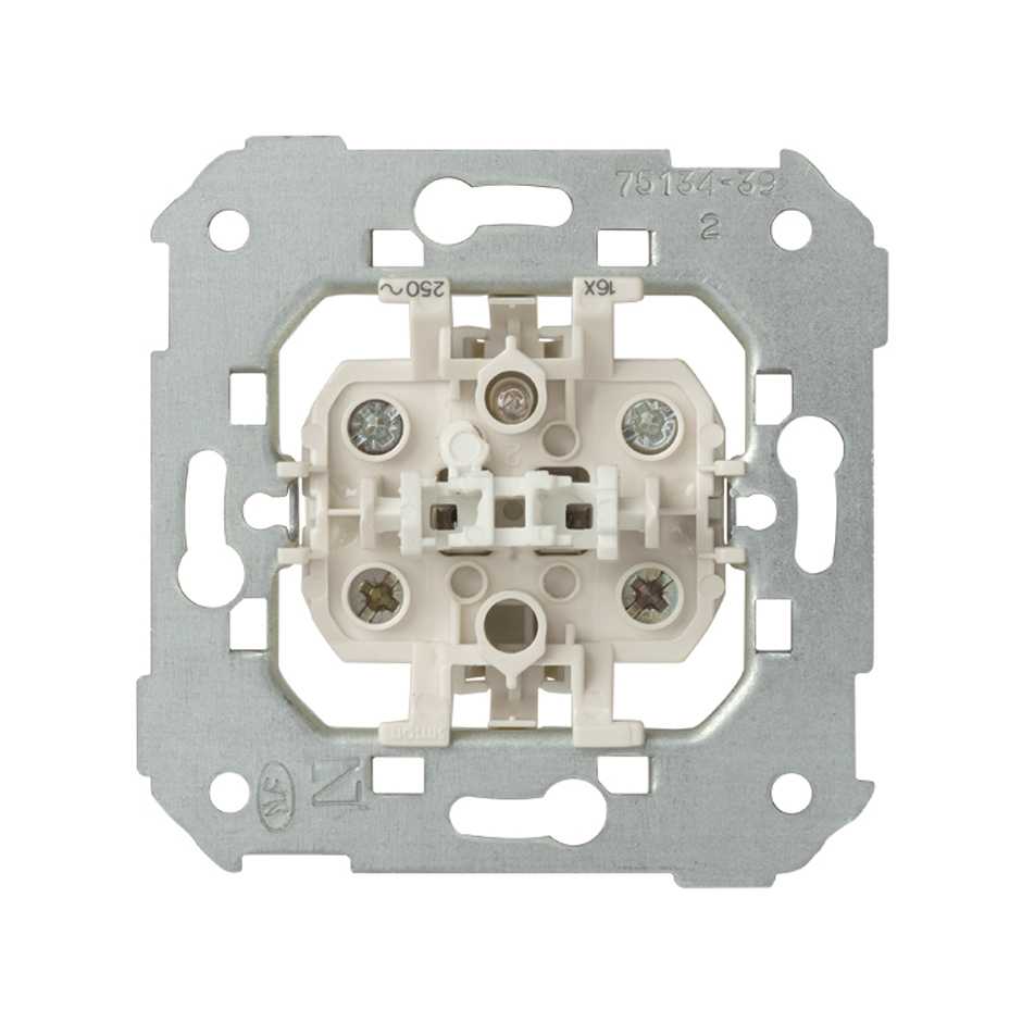 Двухполюсный выключатель с индикатором 16AX 250В~ S75