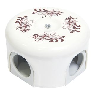 Распределительная коробка  d 78mm декор №1 Lindas