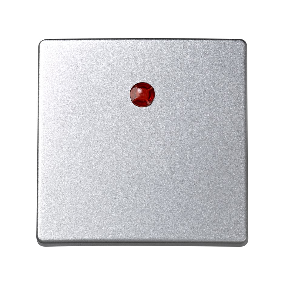 Клавиша для выключателя с подсветкой цвета алюминий S73 Loft
