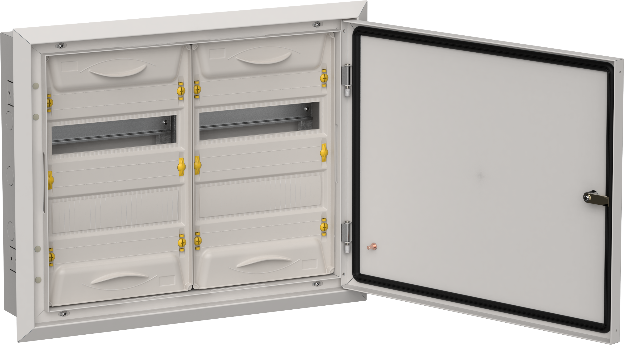 TITAN 5 Корпус мет. ЩРв-48 (2х24) 505х625х130 IP31 сер IEK