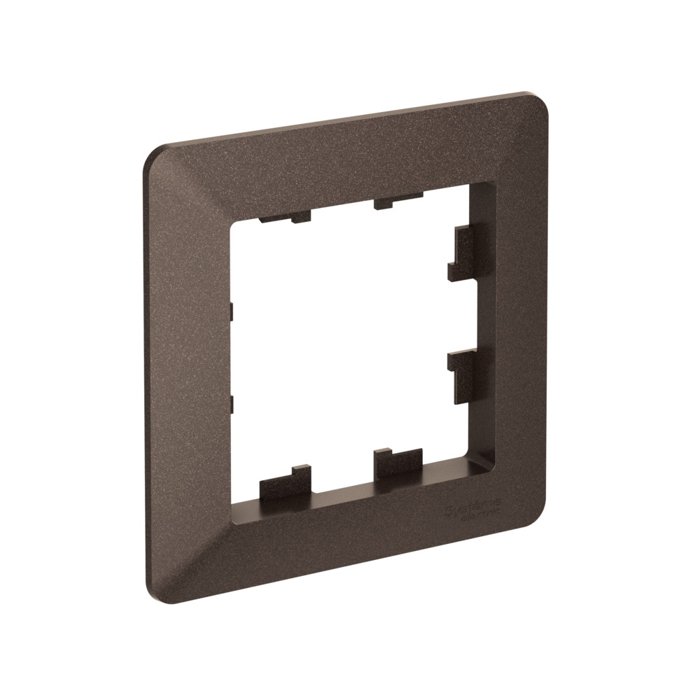 Systeme Electric AtlasDesign Air Мокко/дымчатый черный Рамка 1-ая