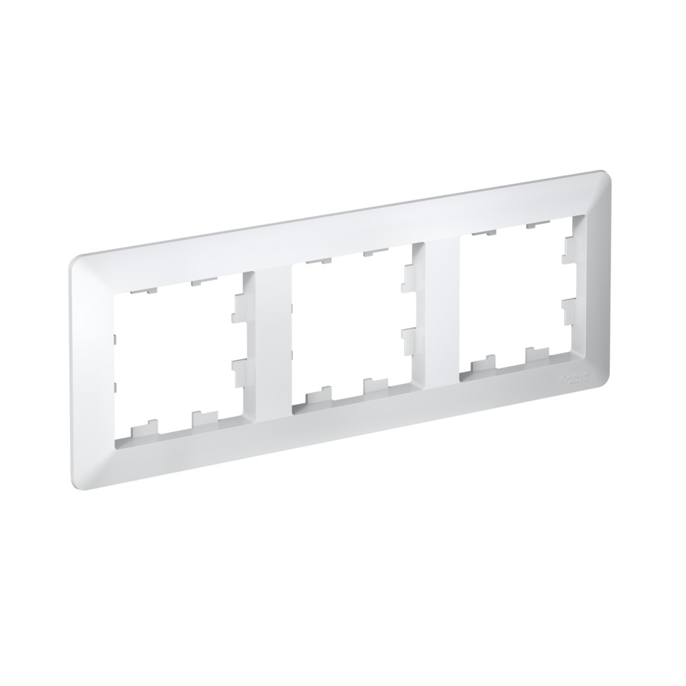 Systeme Electric AtlasDesign Air Белый/дымчатый белый Рамка 3-ая