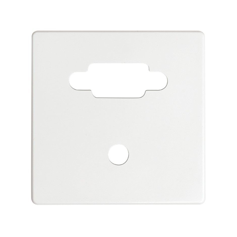 Накладка для розетки VGA + Mini-Jack белого цвета S82