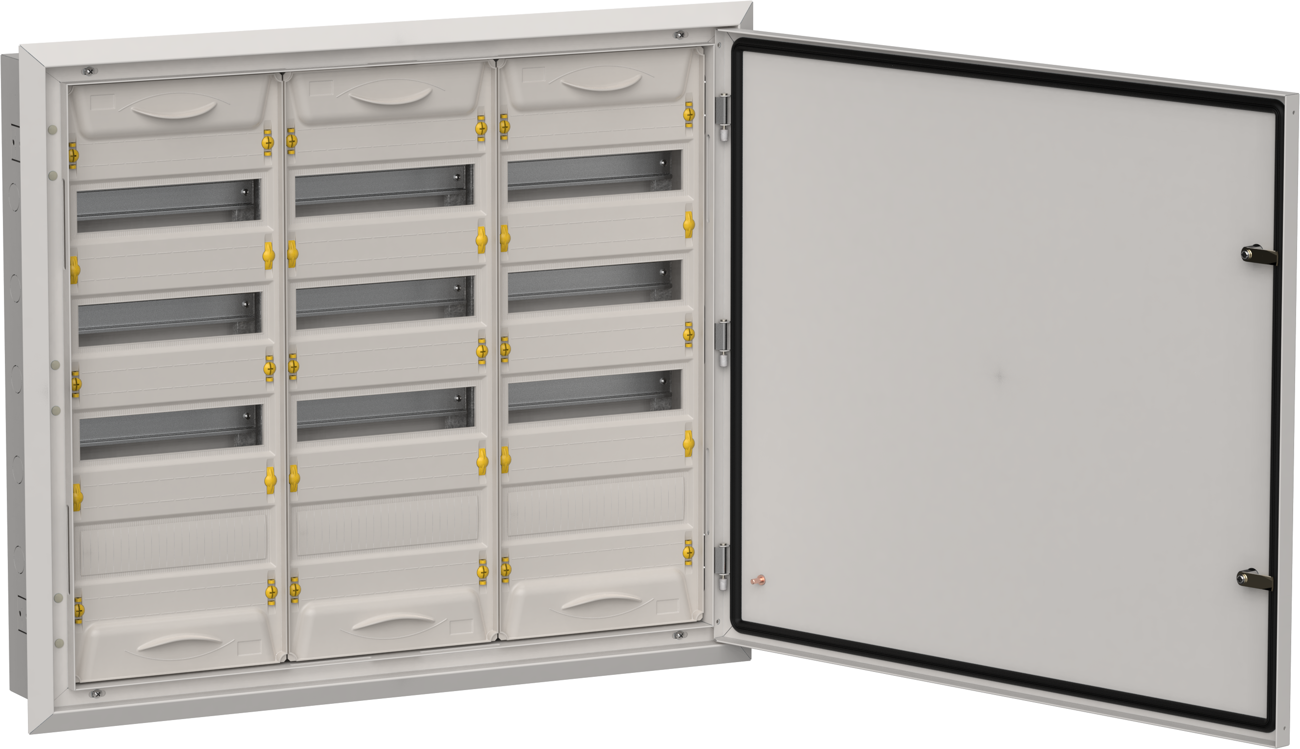 TITAN 5 Корпус мет. ЩРв-144 (3х48) 755х885х130 IP31 сер IEK