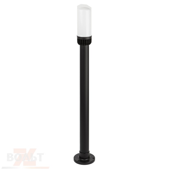 Садово-парковый светильник ЭРА НТУ 01-60-013 Поллар напольный черный IP54 Е27 max60Вт h1040мм
