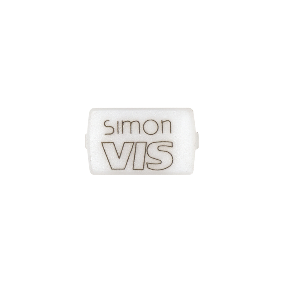 Пиктограмма с символом "VIS" белого цвета S82