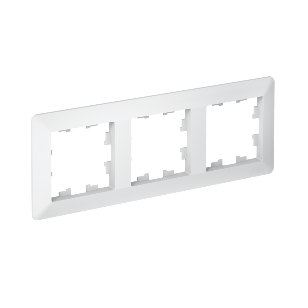 Systeme Electric AtlasDesign Air Лотос/дымчатый белый Рамка 3-ая