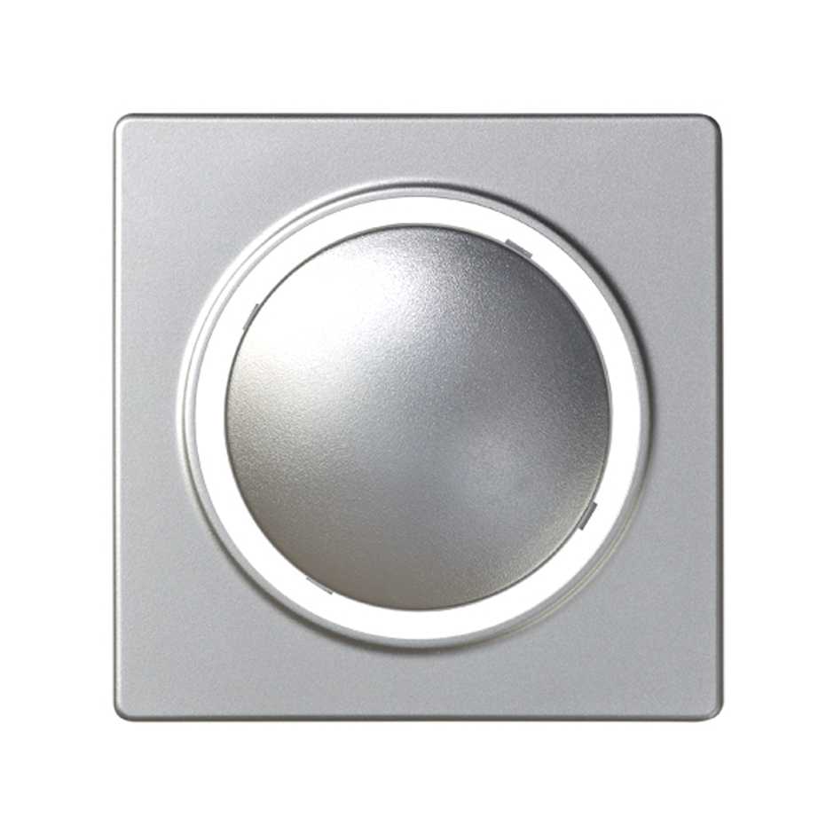 Клавиша для кнопочного светорегулятора и вспомогательного механизма цвета алюминий S82