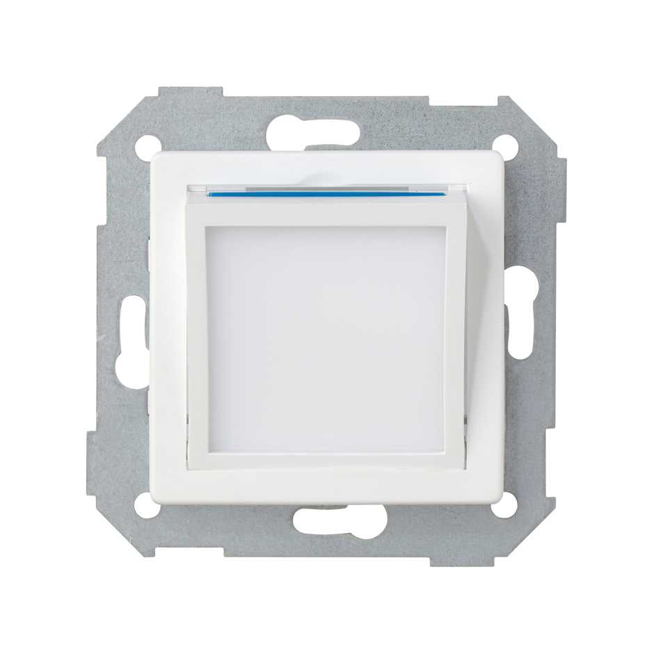 Накладка для ориентационного светильника с матовым фильтром белого цвета S82