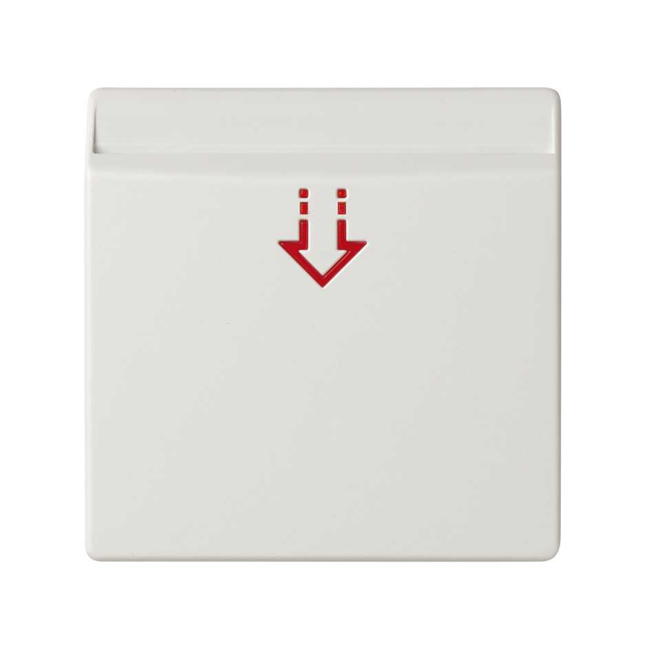 Накладка для карточного выключателя белого цвета S82