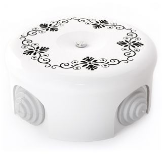 Распределительная коробка  d 90mm декор №4 Lindas