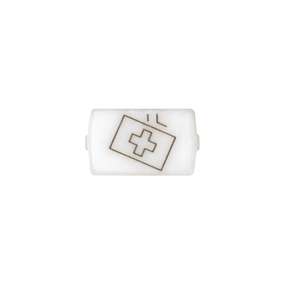 Пиктограмма с символом "Медицинская помощь" белого цвета S82