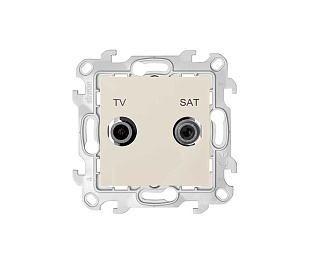 Розетка TV-SAT одиночная, сл кость