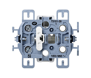 Однополюсный выключатель 10AX 250В~ S73 Loft