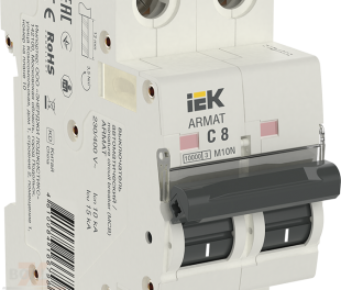 ARMAT Автоматический выключатель M10N 2P C 8А IEK