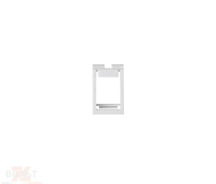 Адаптер для установки разъемов RJ45 Simon и Keystone (AMP) в наклонные розетки для передачи данных Simon