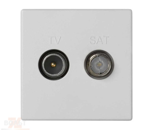 Розетка TV+SAT белого цвета K45 Connect