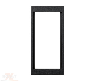 Адаптер на 2 модуля K45 с горизонтальной фиксацией механизмов цвета графит Connect