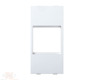 Адаптер на 1 модуль K45 с вертикальной фиксацией механизмов белого цвета Connect