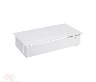 Врезной x6 розеточный блок, планка, 1x2P+E, 5 пустых модулей, белый, S400