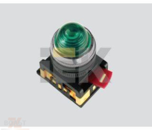 Лампа AL-22 сигнальная d22мм синий неон / 240В цилиндр ИЭК