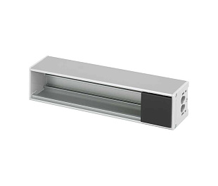 Офиблок Compact из алюминия на 4 механизма цвета графит K45 Connect