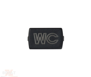 Пиктограмма с символом "WC" цвета графит S82