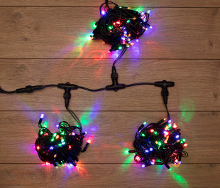 Гирлянда LED ClipLight 24V, 3 нити по 10 метров, МУЛЬТИ NEON-NIGHT (323-319)