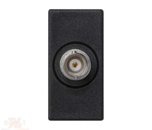 Розетка узкая BNC 75 Ом цвета графит K45 Connect