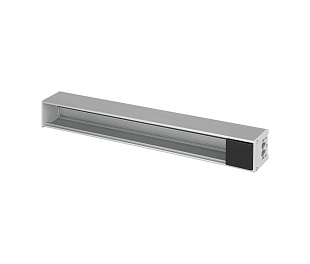 Офиблок Compact из алюминия на 8 механизмов цвета графит K45 Connect