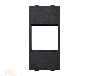 Адаптер на 1 модуль K45 с вертикальной фиксацией механизмов цвета графит Connect