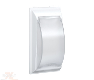 Накладка декоративная для DIN-механизмов автоматики и защиты высотой 42 мм белого цвета Connect