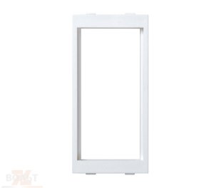 Адаптер на 2 модуля K45 с горизонтальной фиксацией механизмов белого графит Connect