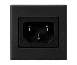 Розетка IEC320 "папа" цвета графит K45 Connect