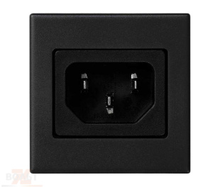 Розетка IEC320 "папа" цвета графит K45 Connect