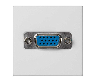 Розетка VGA HD15 белого цвета K45 Connect