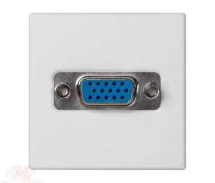 Розетка VGA HD15 белого цвета K45 Connect
