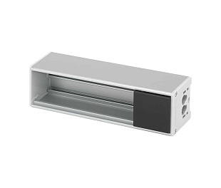 Офиблок Compact из алюминия на 3 механизма цвета графит K45 Connect
