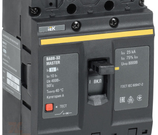 IEK KARAT MASTER Автоматический выключатель ВА88-32 3Р 32А 25кА