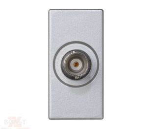 Розетка узкая BNC 75 Ом цвета алюминий K45 Connect