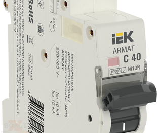 ARMAT Автоматический выключатель M10N 1P C 40А IEK