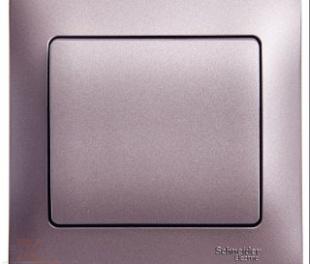 GLOSSA 1-клавишный ВЫКЛЮЧАТЕЛЬ,сх.1,10AX, в сборе, СИРЕНЕВЫЙ ТУМАН